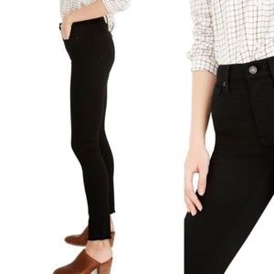 Madewell 9-Inch Raw Hem Ankle Skinny Jeans